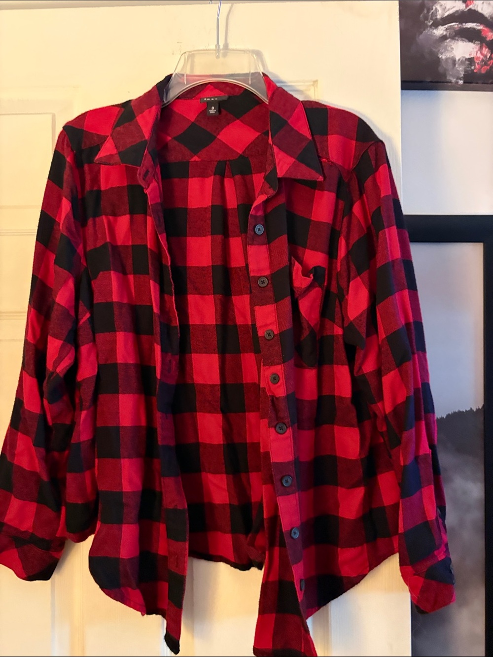 Torrid Red and Black Flannel